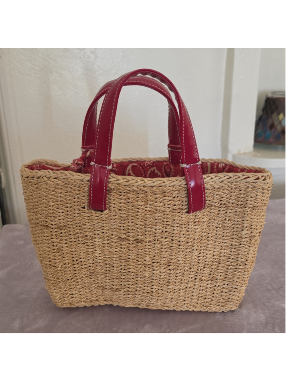 Ralph Lauren Women Polo Jeans Basket Bag Limited Edition VHTF Designer Collectio - Picture 2 of 4